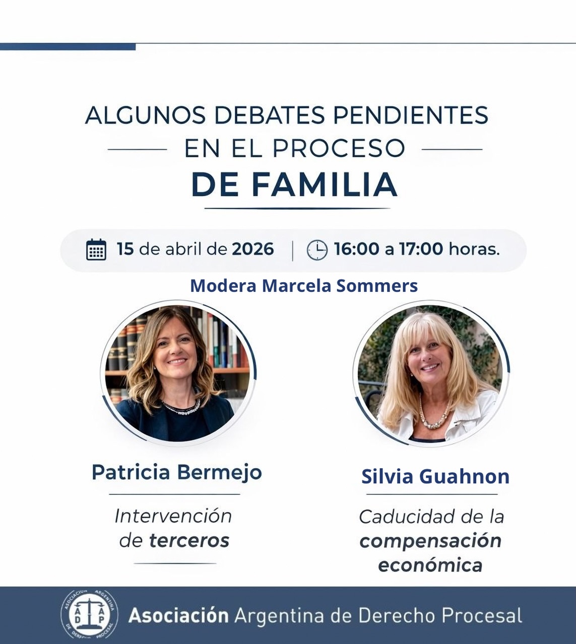 ¡Nueva actividad de la Asociación Argentina de Derecho Procesal!