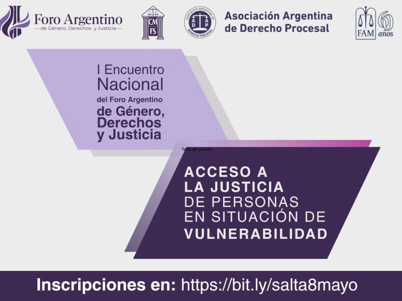 "Acceso a la Justicia de personas en situación de vulnerabilidad"*