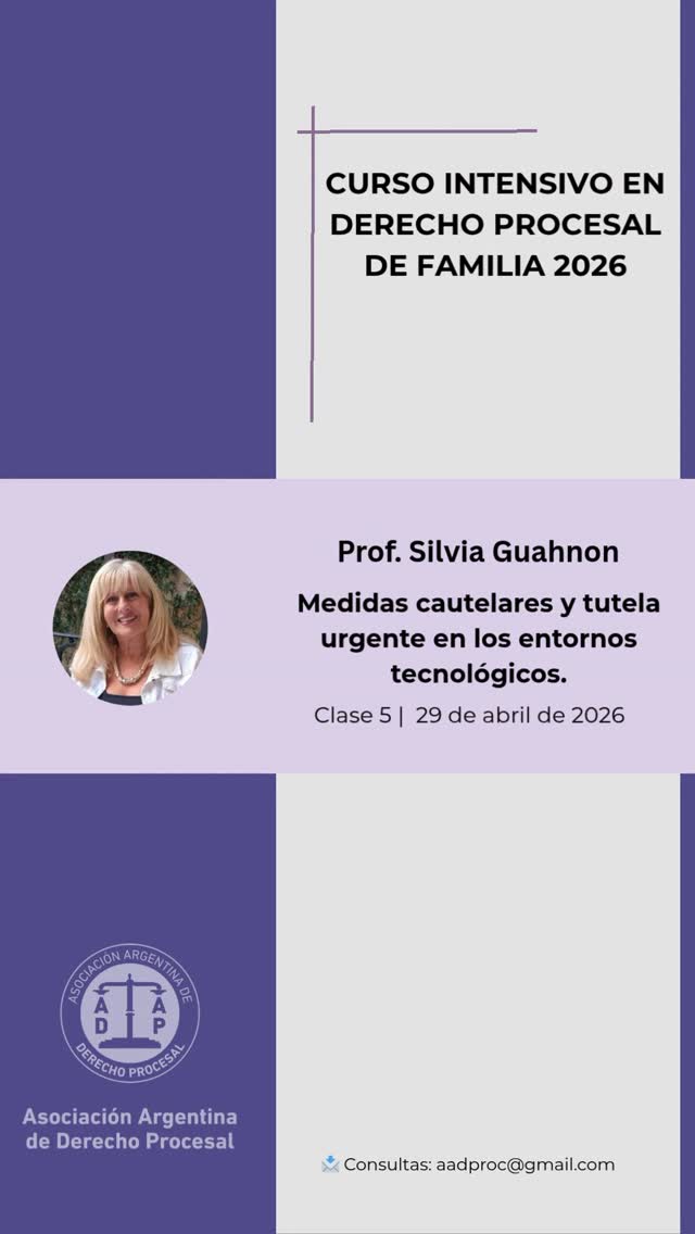 Curso Intensivo de Derecho Procesal de Familia