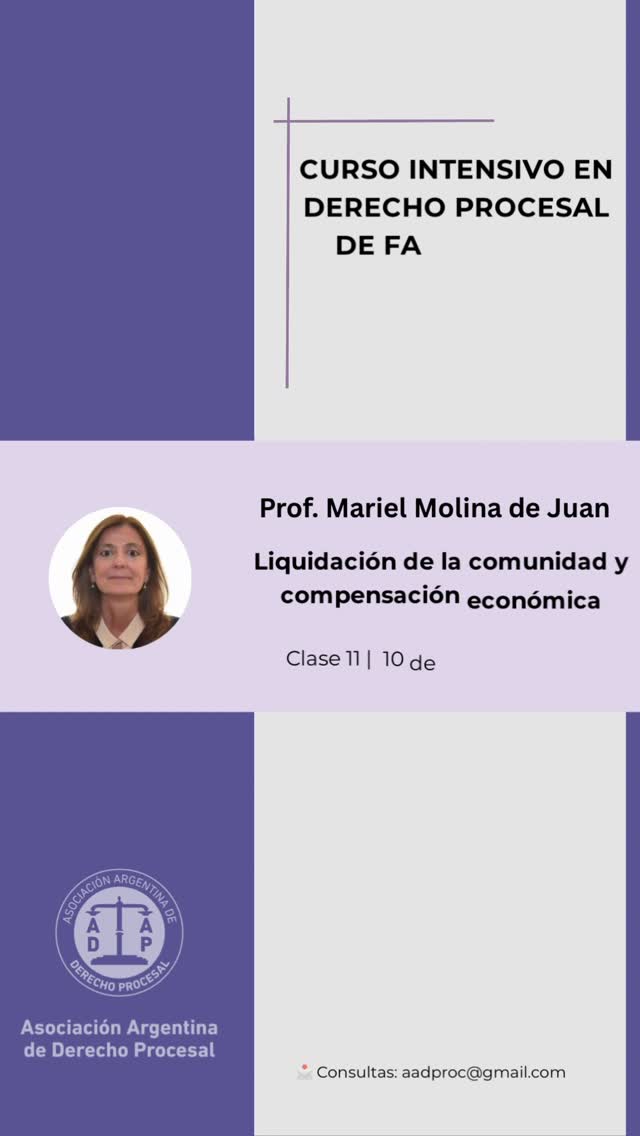 Curso Intensivo de Derecho Procesal de Familia