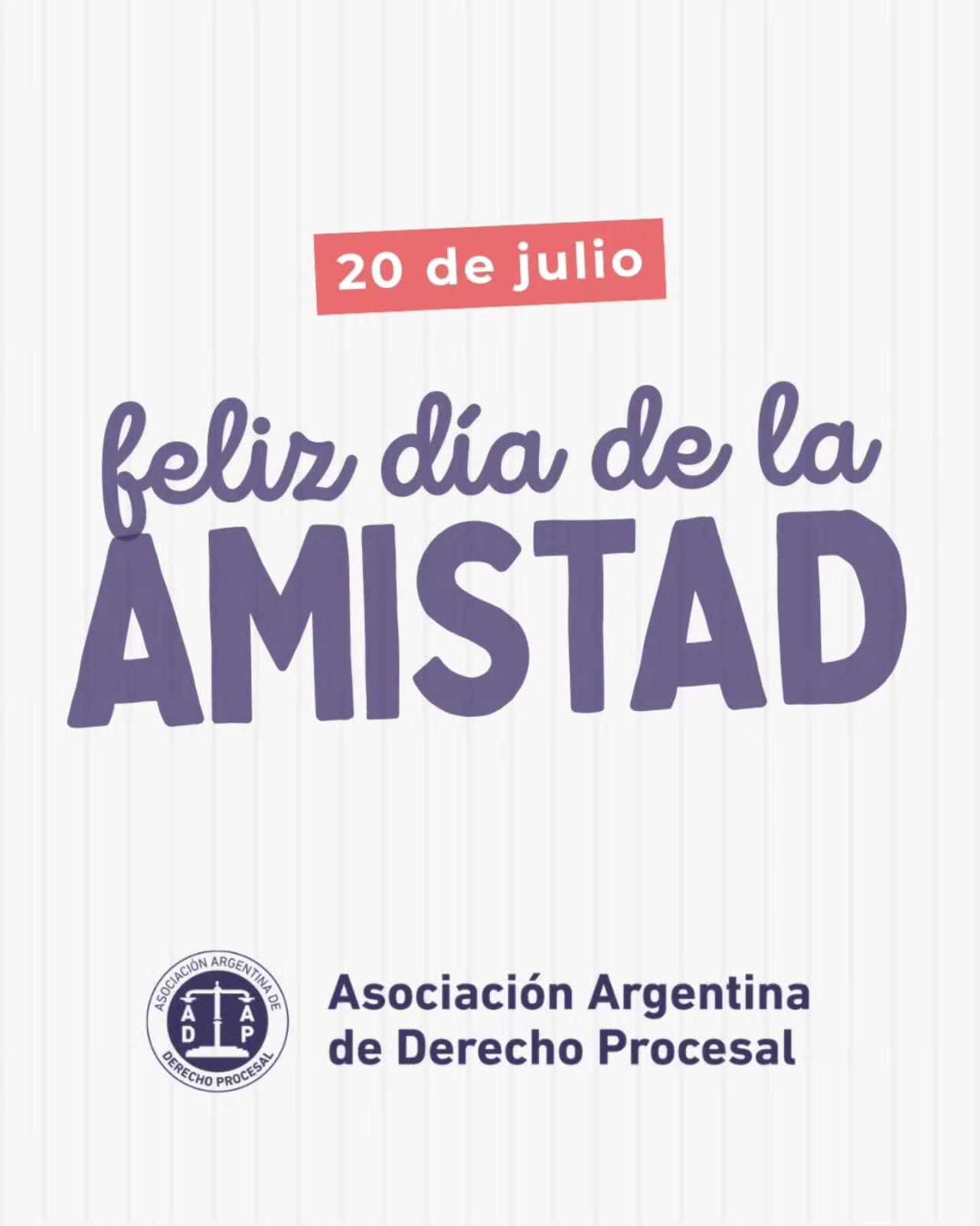 Feliz Día de la amistad!