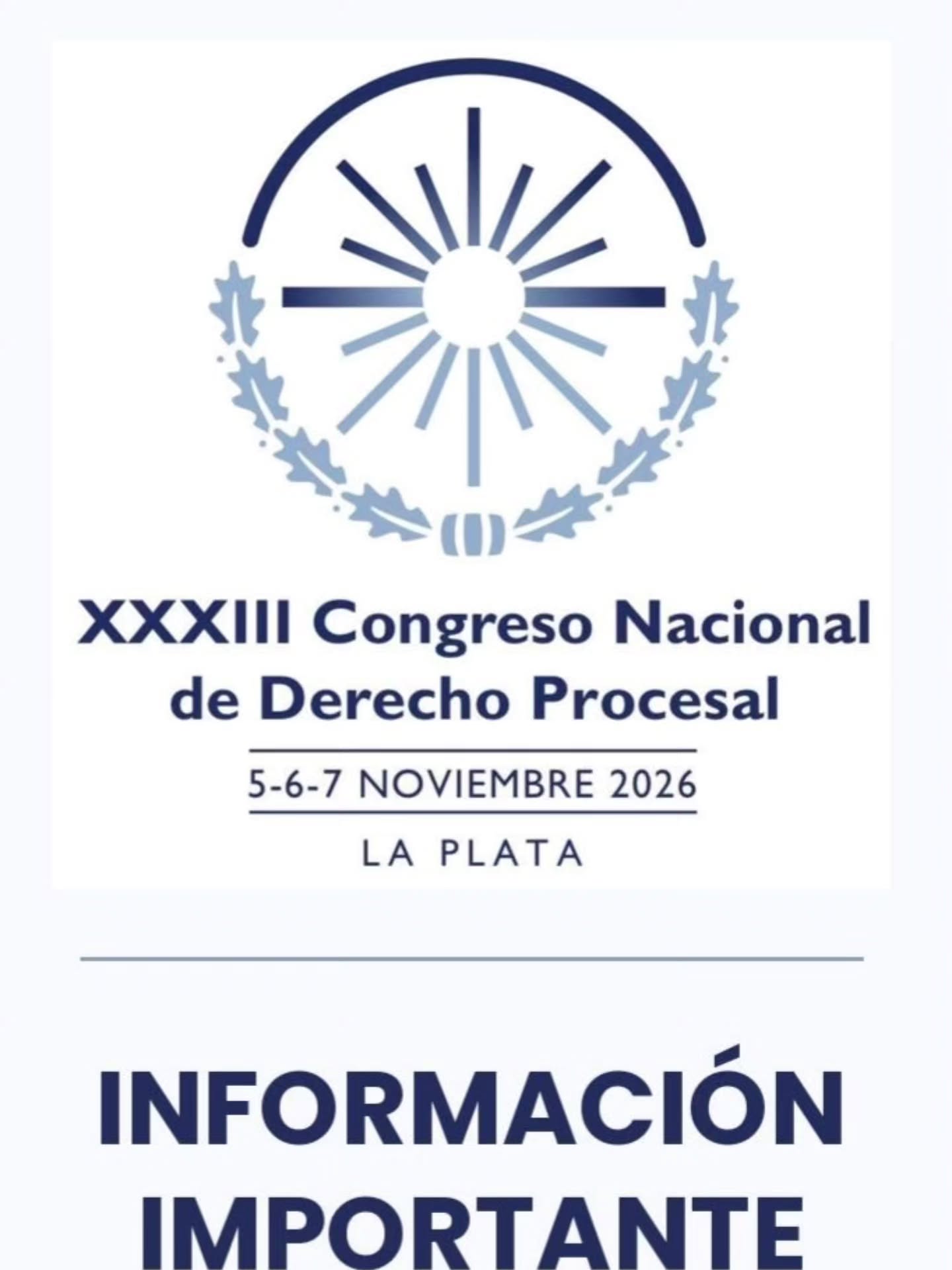 ¡Información importante!