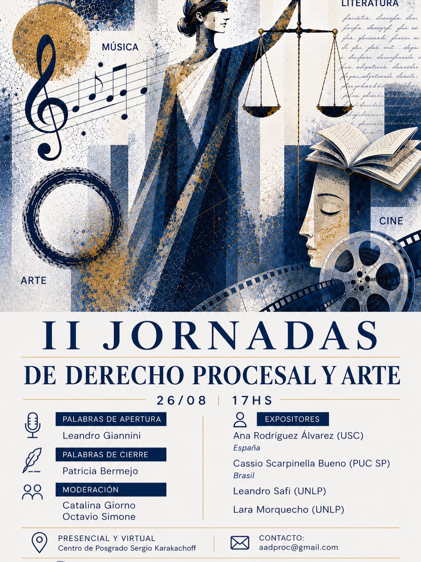 II Jornadas de Derecho Procesal y Arte