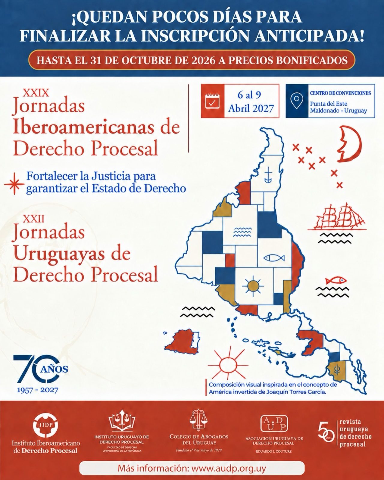 ¡QUEDAN POCOS DÍAS PARA FINALIZAR LA INSCRIPCIÓN ANTICIPADA!